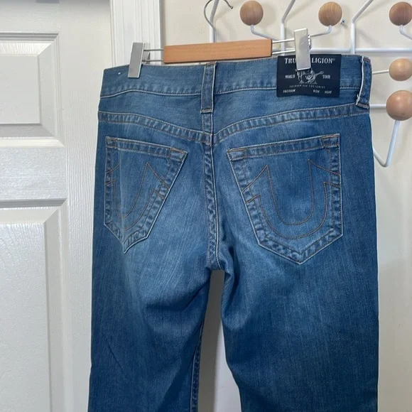 True Religion - Y2K Straight Denim Jeans - Blue - 32 - Picture 6 of 13